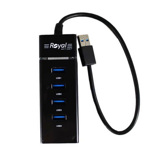 هاب 4 پورت USB 3.0 رویال مدل RH3-303 — تصویر ۳
