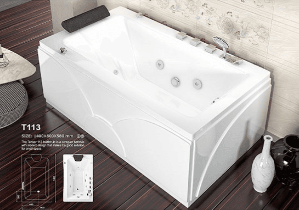 جکوزی Tenser تنسر مدل T113 سایز 140*80*58