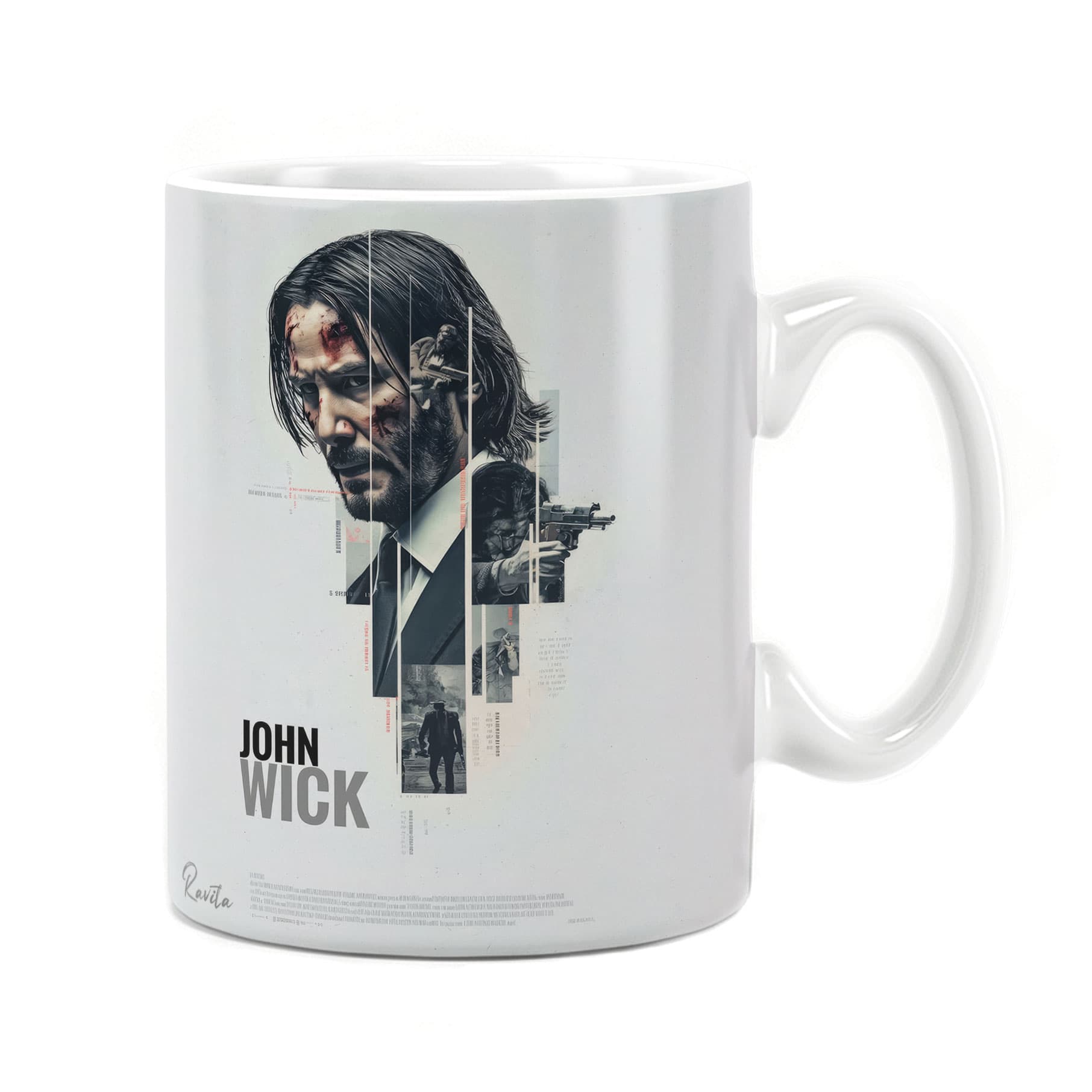 ماگ راویتا طرح جان ویک – John wick کد 3741