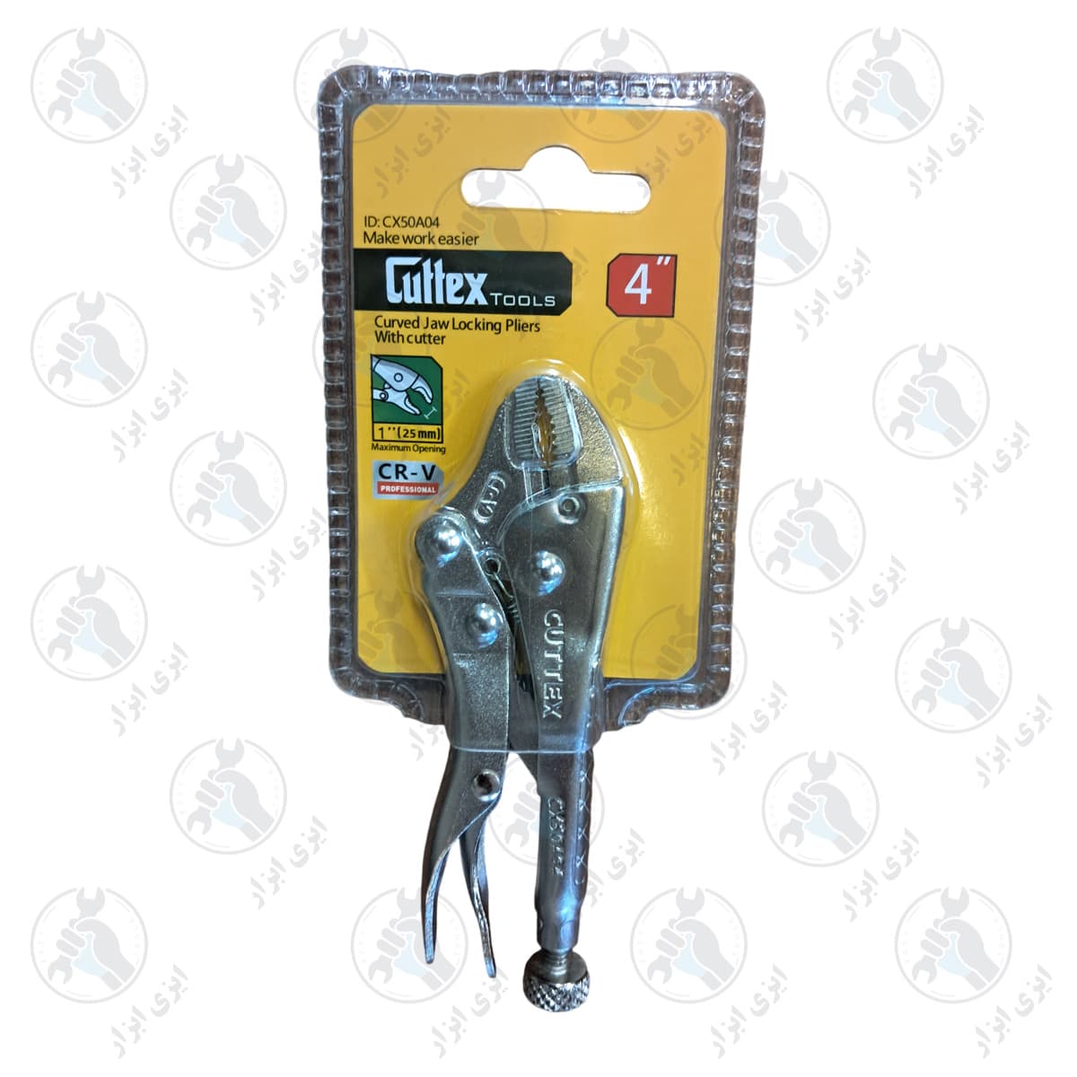 انبر قفلی 4 اینچی CUTTEX کد CX50A04 — تصویر ۴