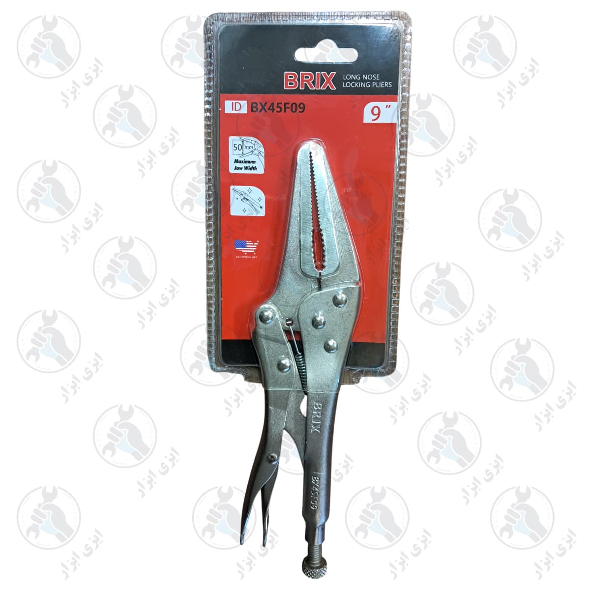 دمباریک قفلی 9 اینچ BRIX کد BX45F09 — تصویر ۵