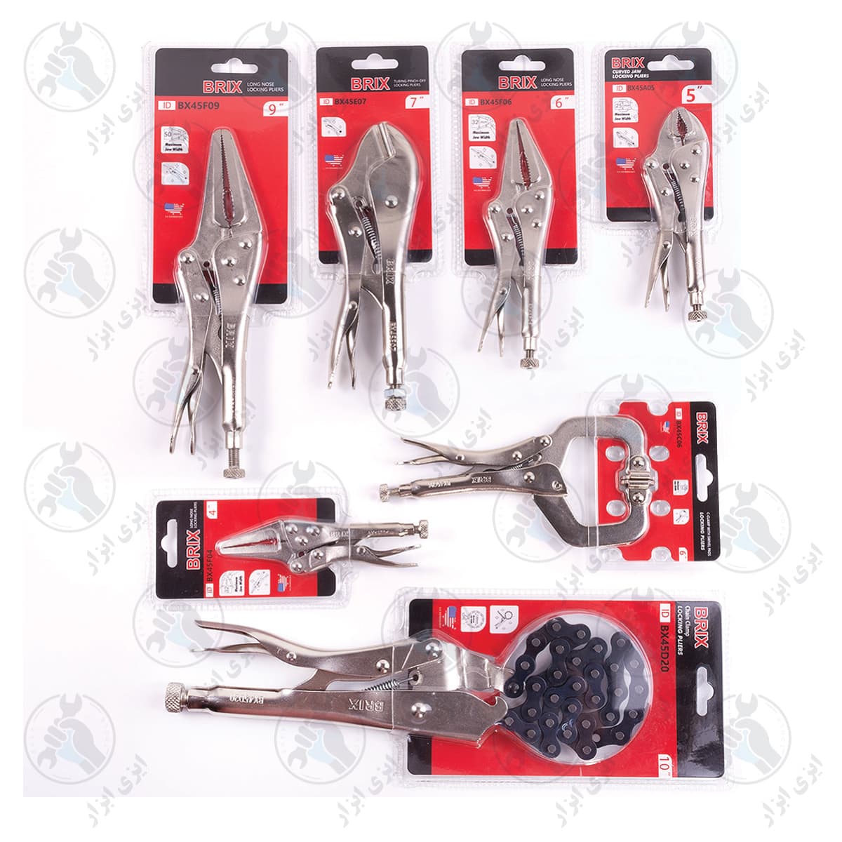انبر قفلی 12 اینچ BRIX کد BX45A12 — تصویر ۷