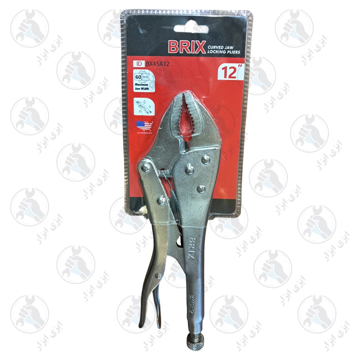 انبر قفلی 12 اینچ BRIX کد BX45A12 — تصویر ۶