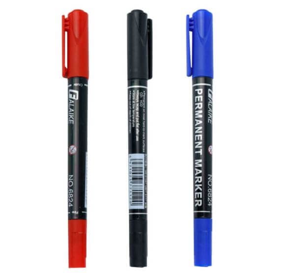 ماژیک CD دو سر رنگی Falaike FLK-6824 بسته ۱۲ عددی — تصویر ۲