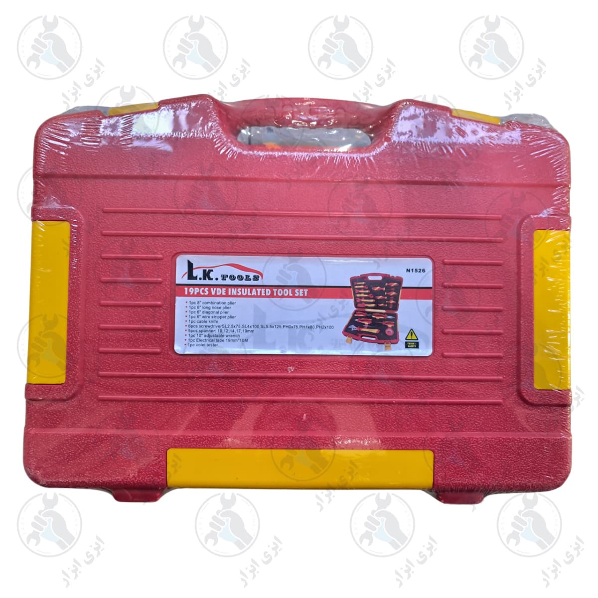 کیف ابزار 19 پارچه 1000 ولت فشار قوی LK کد N1526 — تصویر ۶
