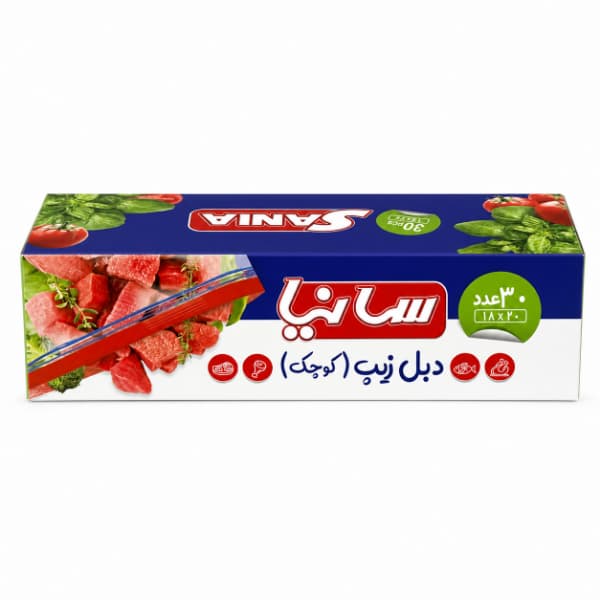 زیپ کیپ 18*20 رنگین سفره خانه ما