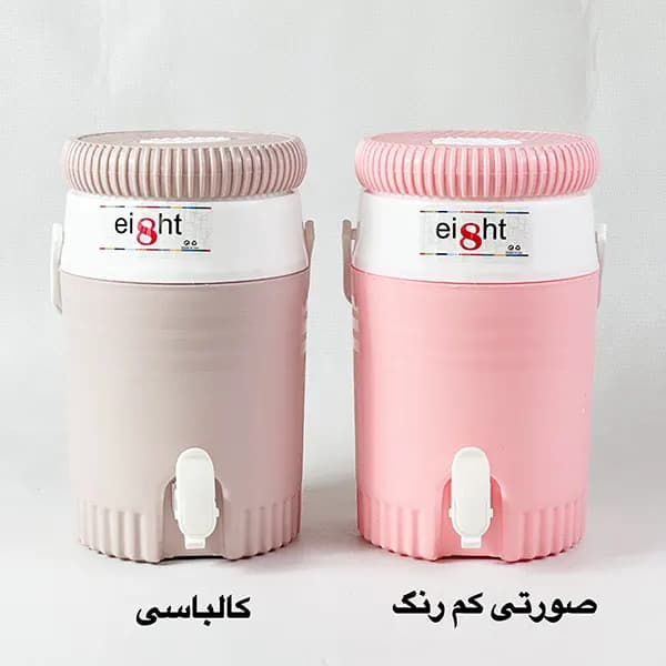 کلمن پلاستیکی ایت 3 لیتری لیوان دار — تصویر ۵