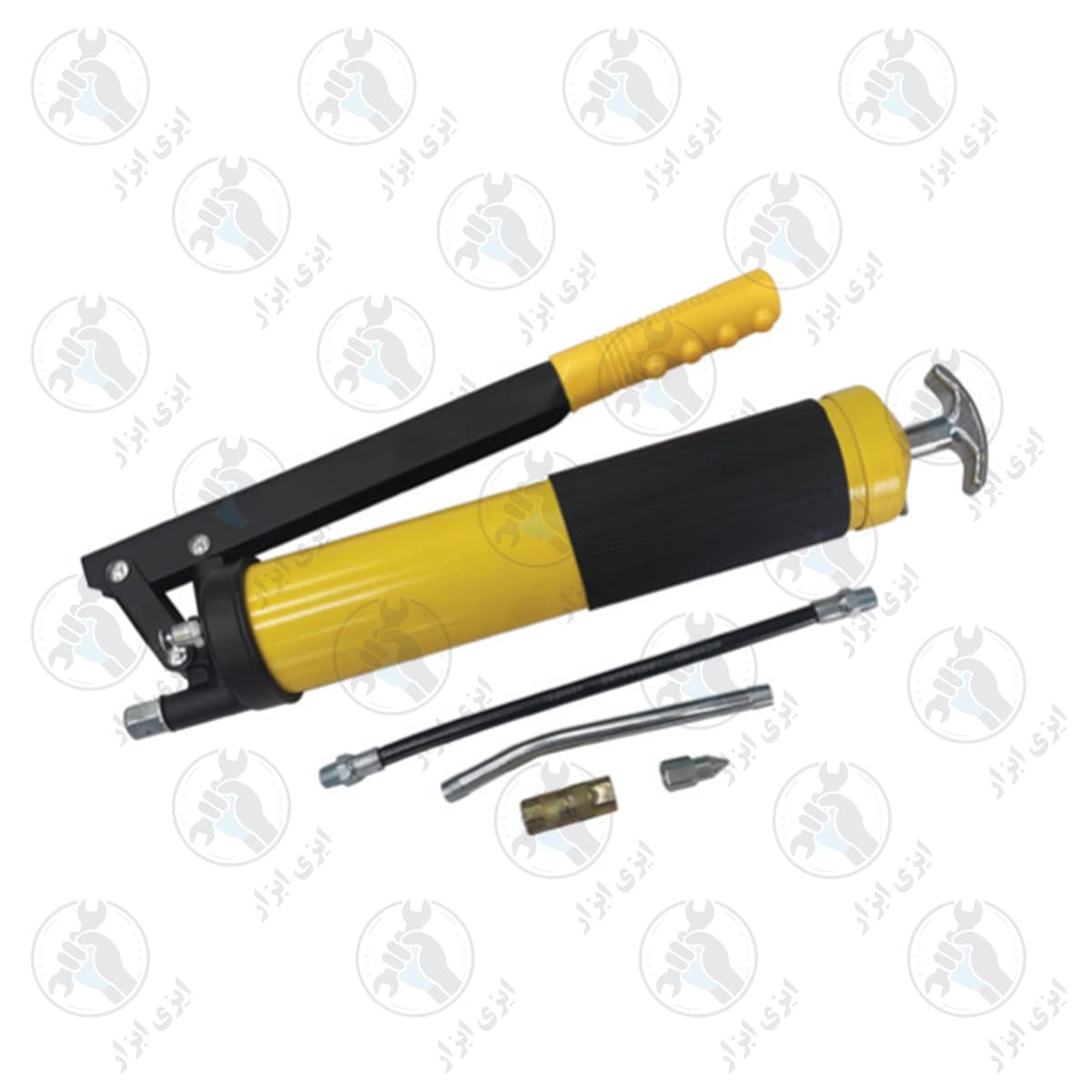 گریس پمپ دستی دو سوپاپ صنعتی 500 سی سی LK کد Z5414 — تصویر ۵