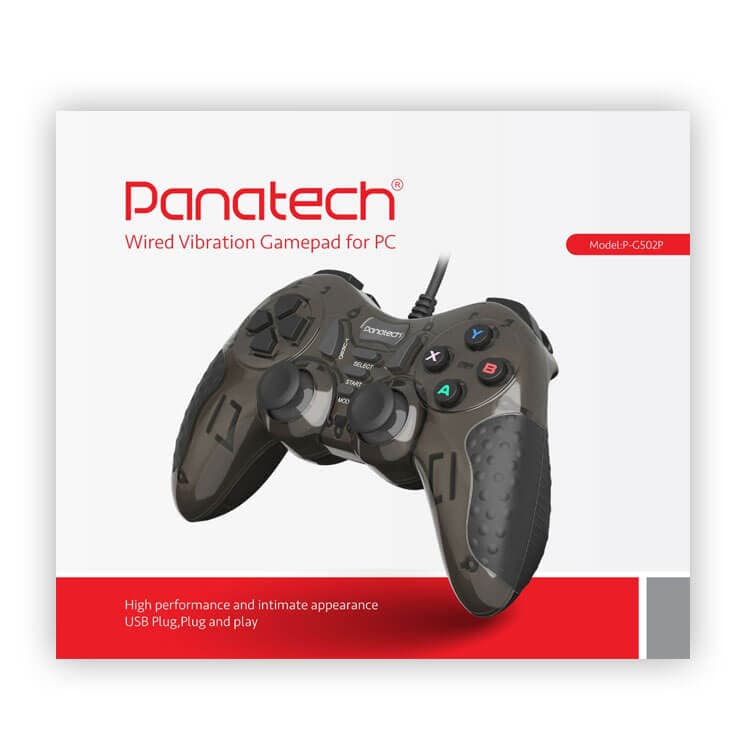 دسته بازی تک خفاشی شوکدار پاناتک (Panatech) مدل P-G502 — تصویر ۳