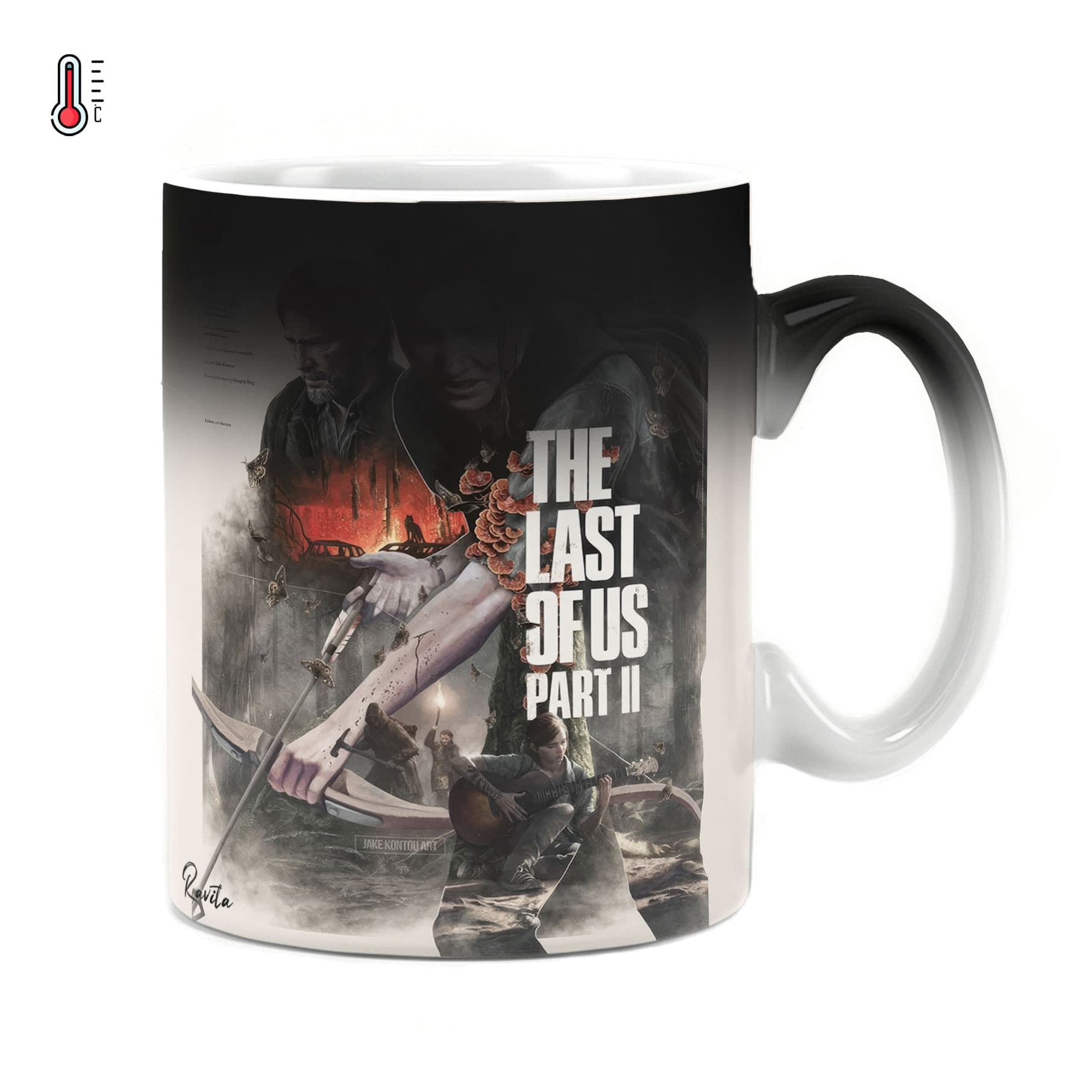ماگ حرارتی راویتا طرح لست اف اس 2 – Last Of us کد 3729