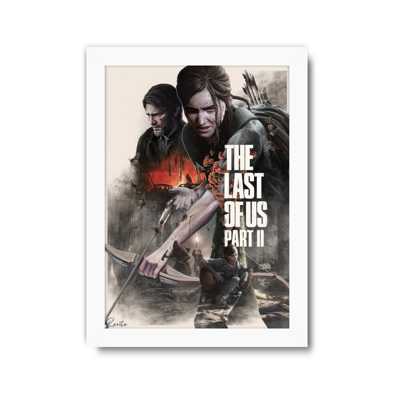 تابلو تکی راویتا طرح لست اف اس 2 – Last Of us کد 3729 — تصویر ۸