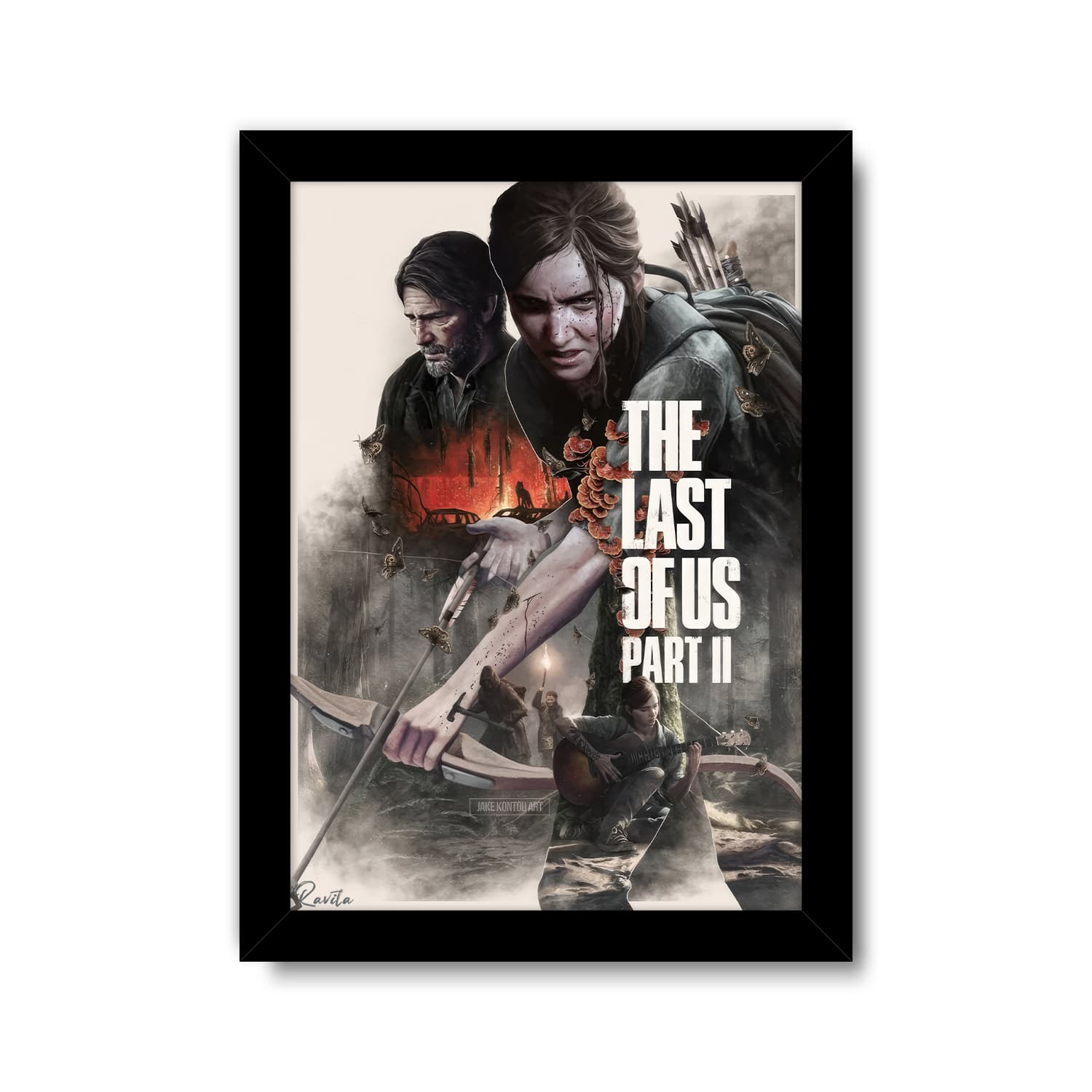 تابلو تکی راویتا طرح لست اف اس 2 – Last Of us کد 3729