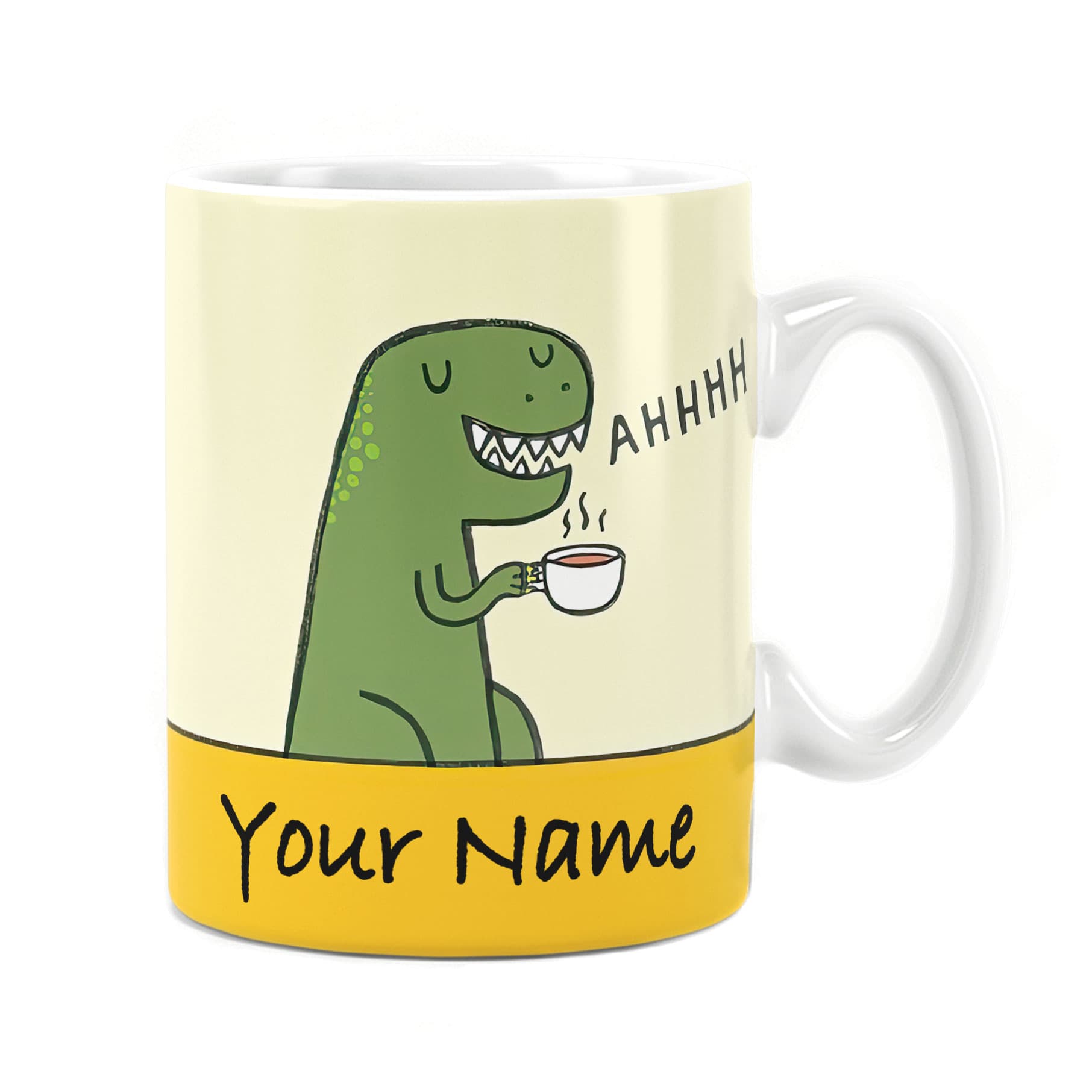 لیوان (ماگ) سرامیکی سفارشی راویتا طرح دایناسور – Dinosaur mug
