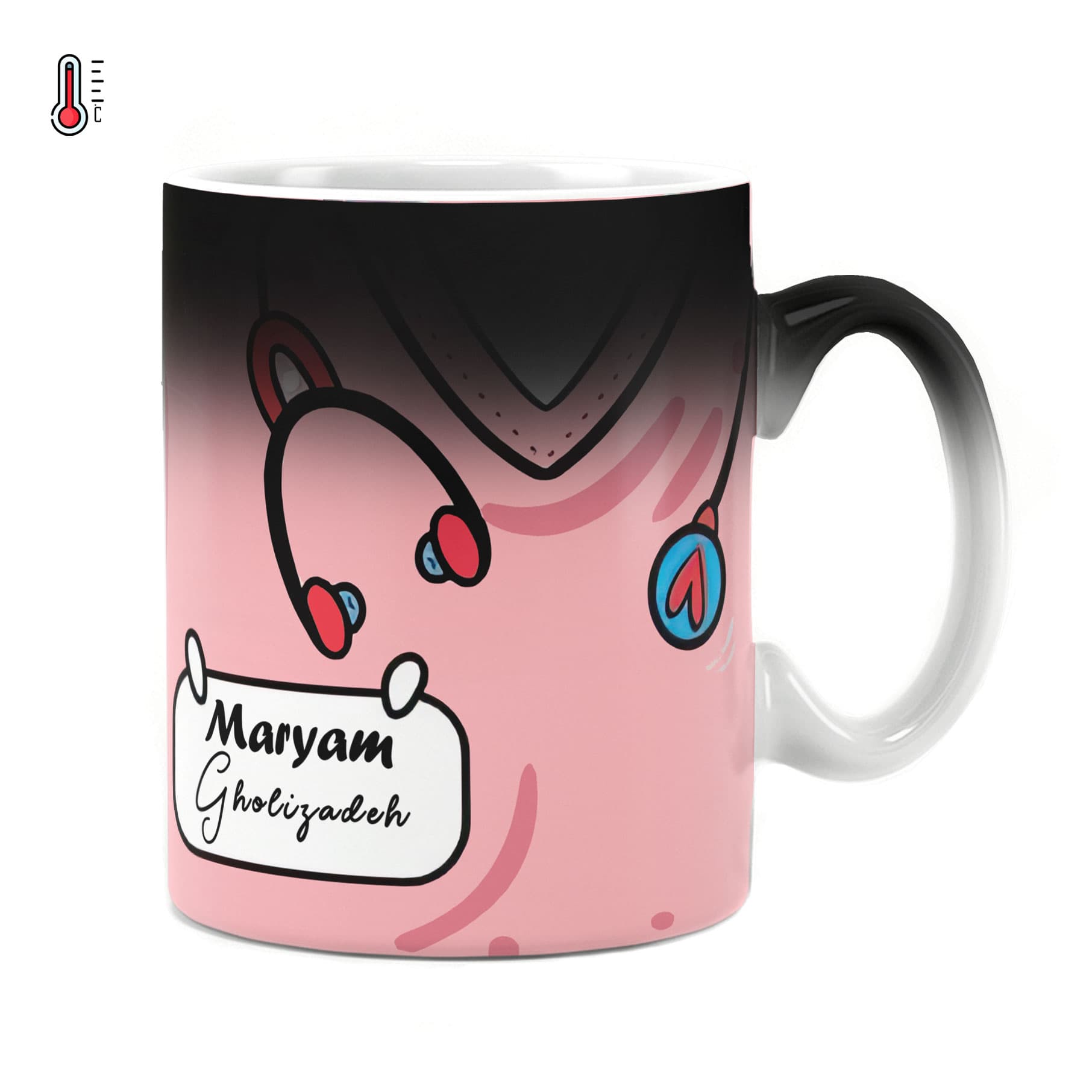 ماگ حرارتی سفارشی راویتا طرح پرستار – Pink Nurse