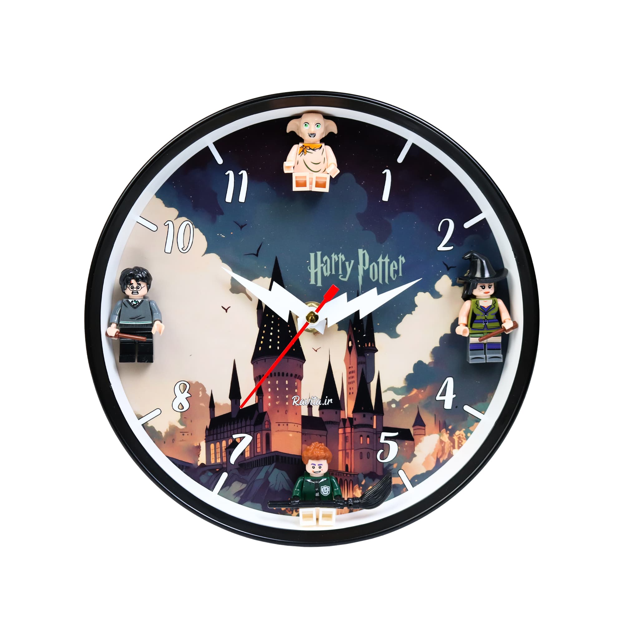 ساعت رومیزی دیواری لگودار هری پاتر راویتا Harry Potter LEGO – A