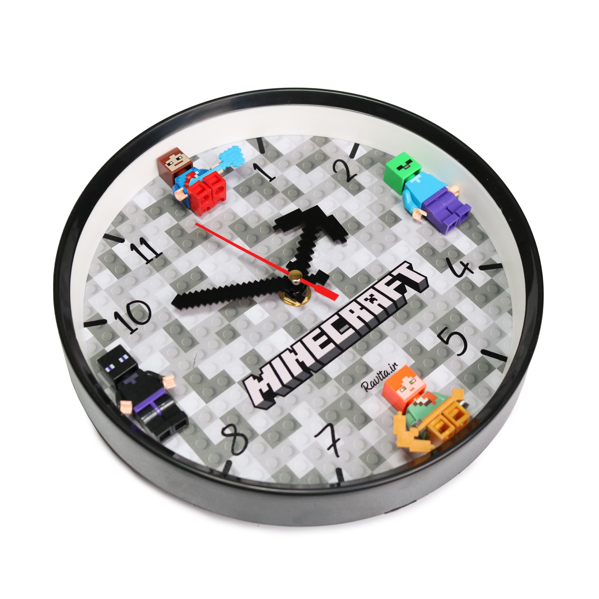 ساعت رومیزی دیواری لگودار ماینکرفت راویتا Minecraft LEGO – C — تصویر ۳