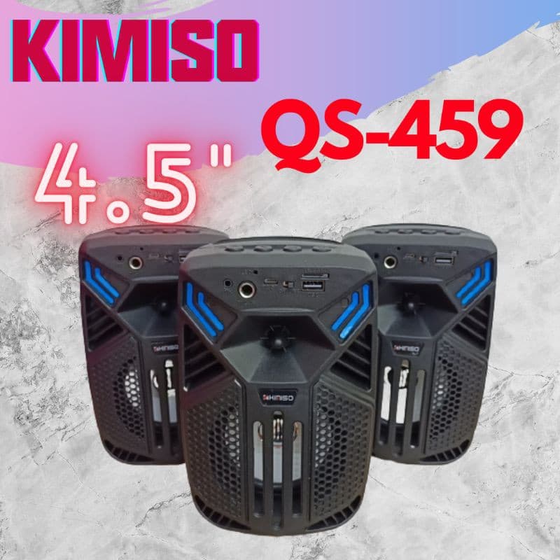 اسپیکر قابل حمل چمدانی QS-459 KIMISO — تصویر ۵
