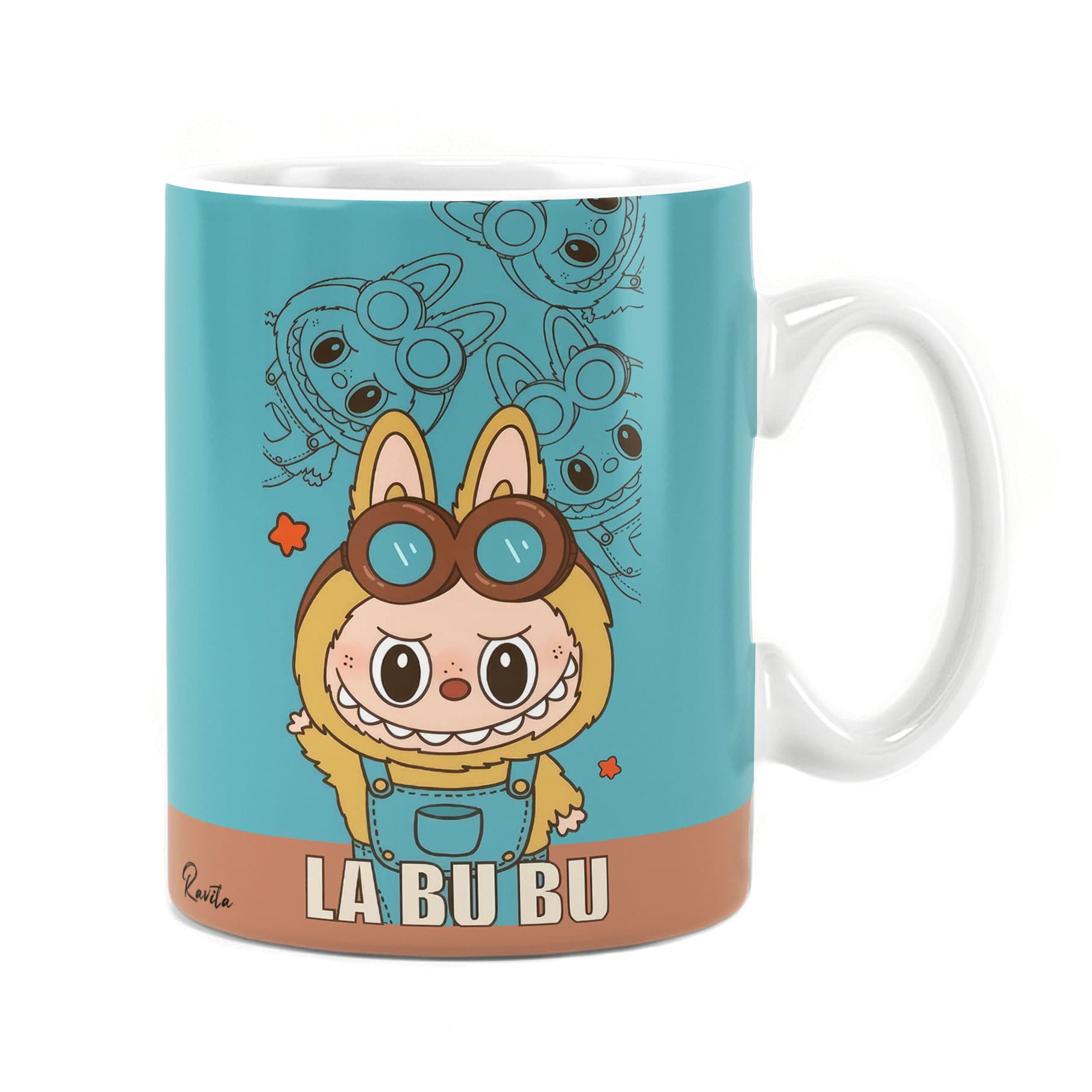 ماگ راویتا طرح لبوبو – Labubu کد 3720