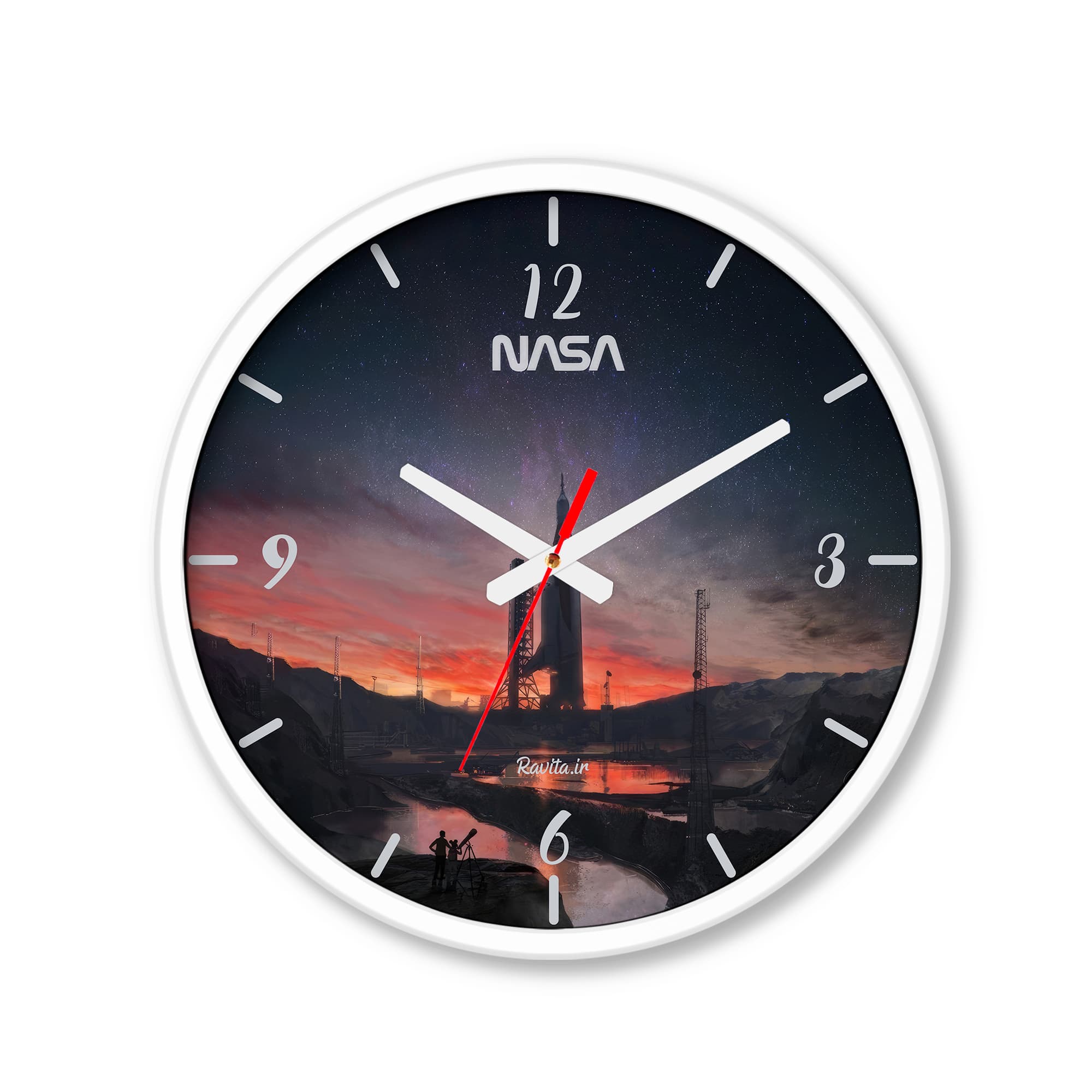 ساعت رومیزی دیواری راویتا طرح فضاپیما ناسا – NASA Spacecraft کد 3714