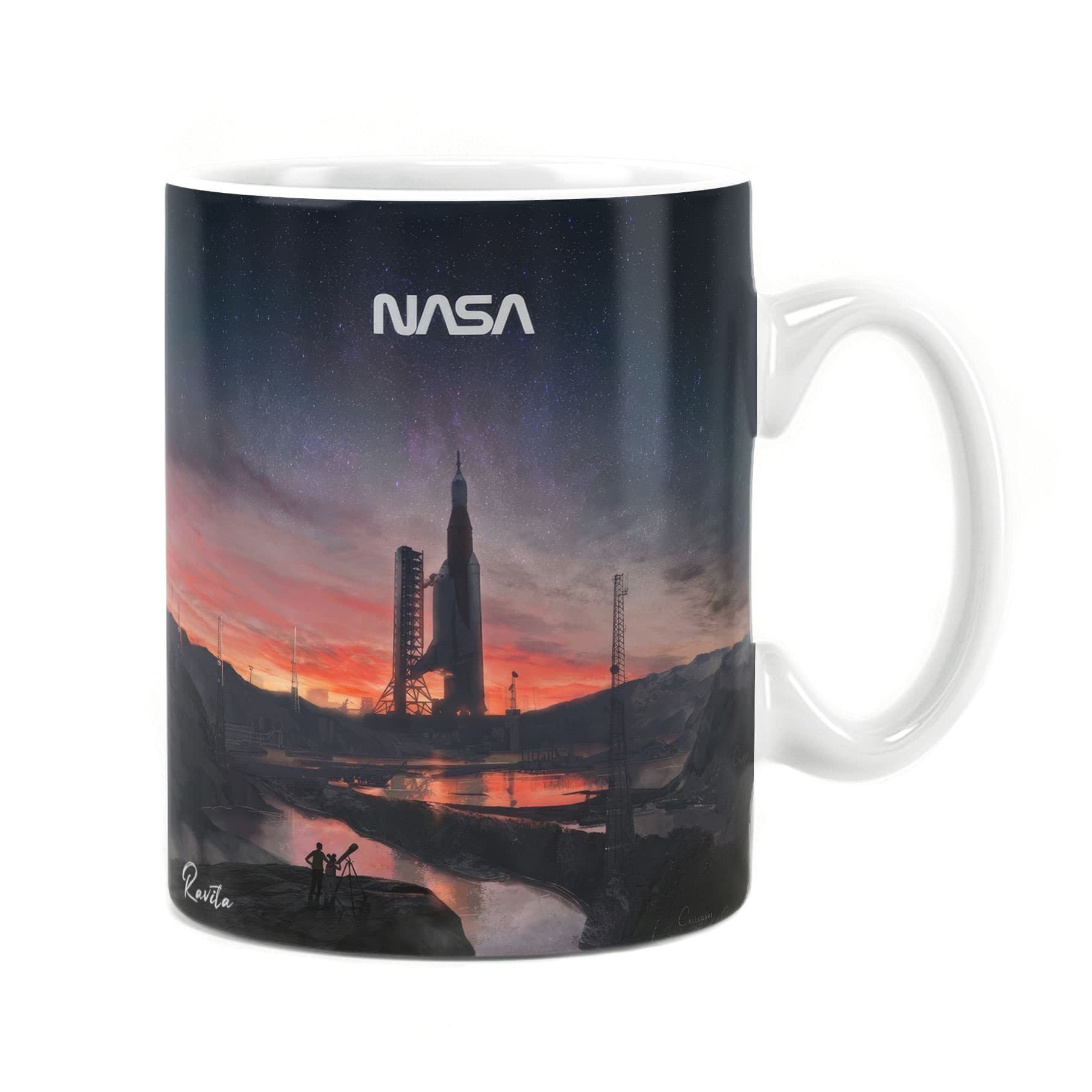 ماگ راویتا طرح فضاپیما ناسا – NASA Spacecraft کد 3714 — تصویر ۲