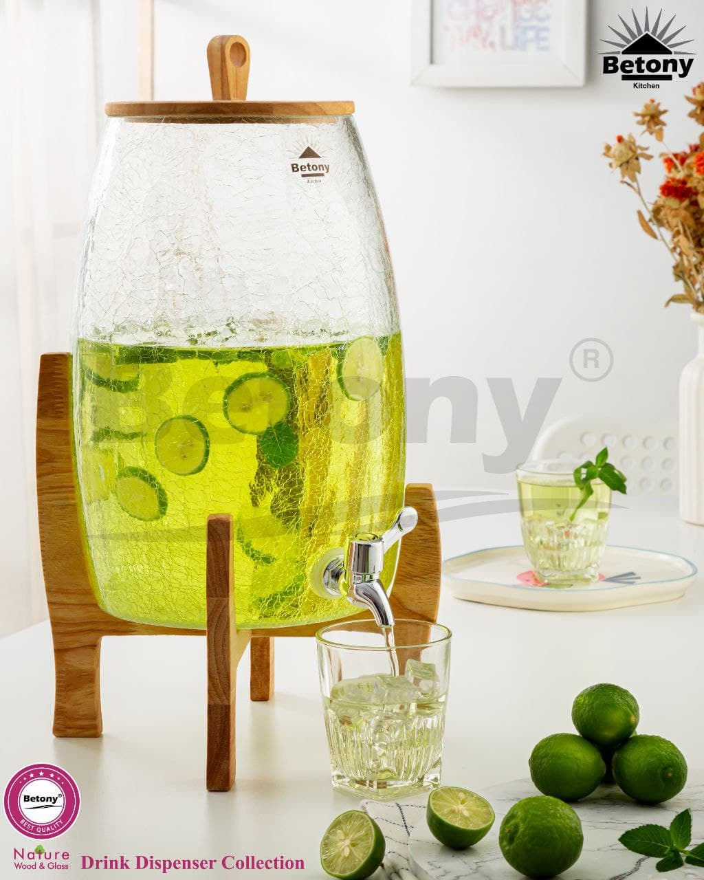 کلمن شربت مدل ویکتوریا طرح الماس 5.5 لیتری