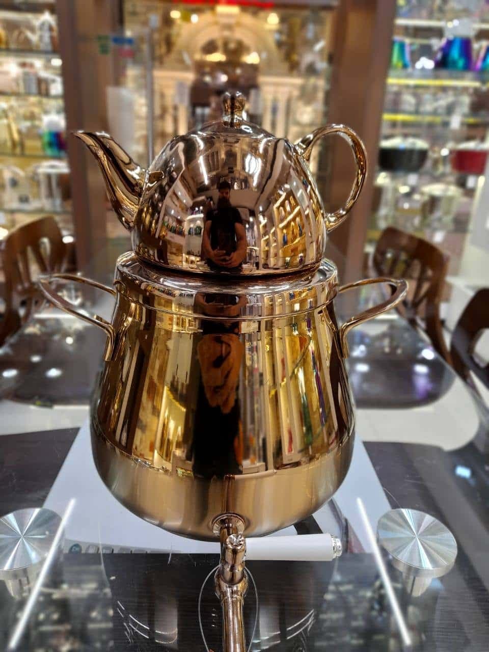 کتری قوری رزگلد OBERON مدل شیردار اوبرون ترک کد R1102