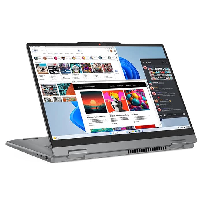 لپ تاپ 14 اینچی لنوو مدل IdeaPad 5 2-in-1 14IRH9-i5 13420H-16GB LPDDR5-512GB SSD-IPS-Touch-Fingerprint به همراه قلم — تصویر ۱۲