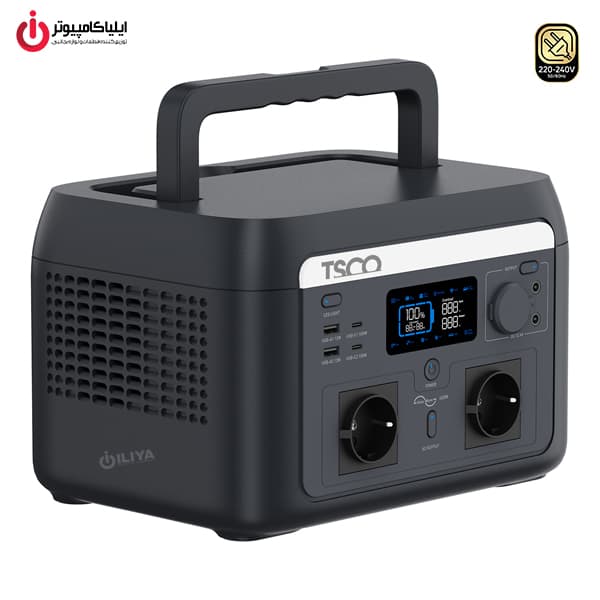 پاور استیشن 600 وات تسکو مدل TSCO TST 601 ظرفیت 160000 میلی آمپر ساعت — تصویر ۳