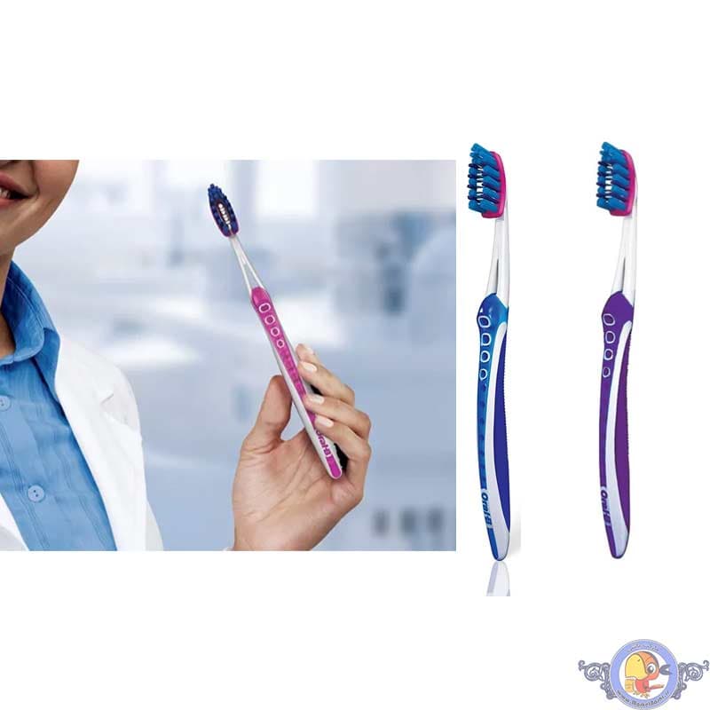 مسواک اورال-بی سری Pro-Flex مدل 3D White Luxe بسته دو عددی — تصویر ۳