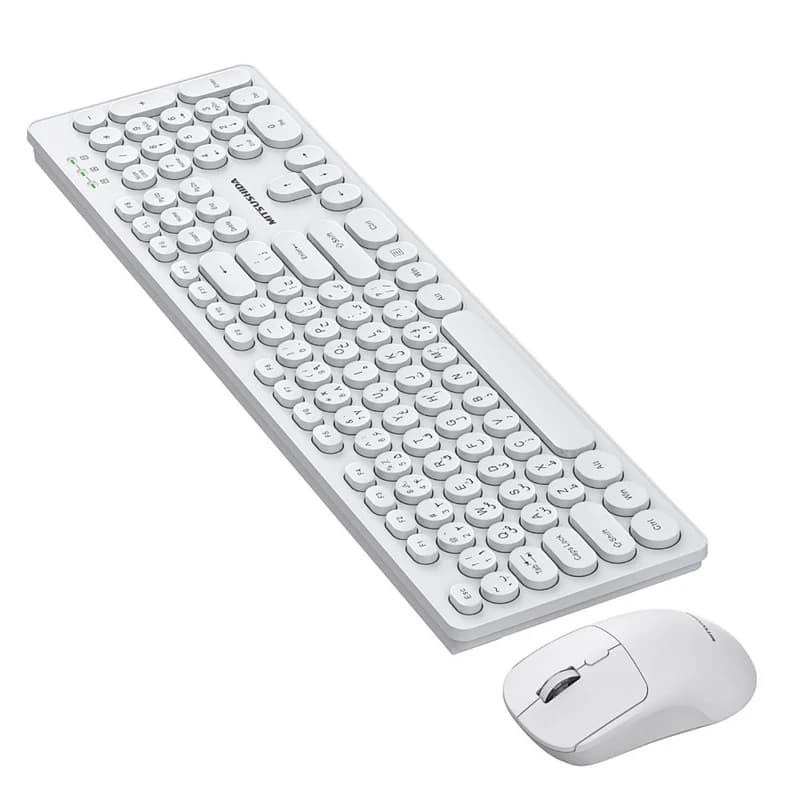 کیبورد و ماوس بی سیم میتسوشیدا مدل Mitsushida KC-AN500 — تصویر ۴
