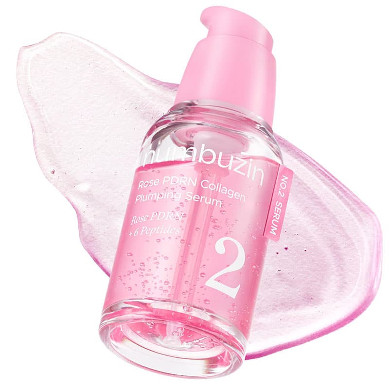 سرم حجم‌دهنده و آبرسان رز‌ PDRN کلاژن نامبوزین شماره ۲ Numbuzin No.2 Rose PDRN Collagen Plumping Serum — تصویر ۶