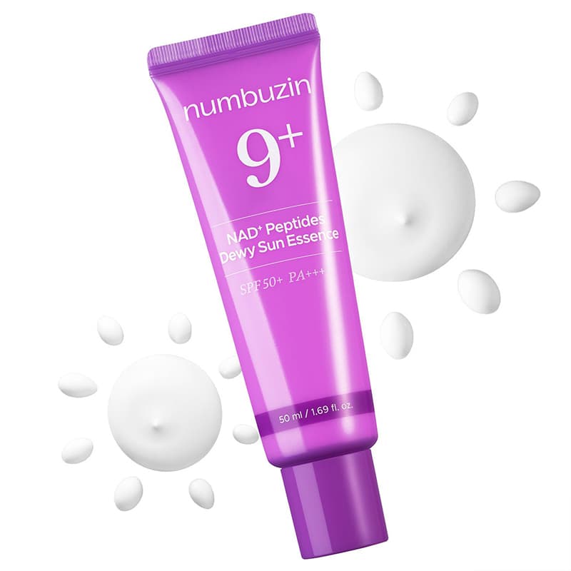 اسانس ضدآفتاب نامبوزین Numbuzin No 9 NAD+ Peptides Dewy Sun Essence — تصویر ۷