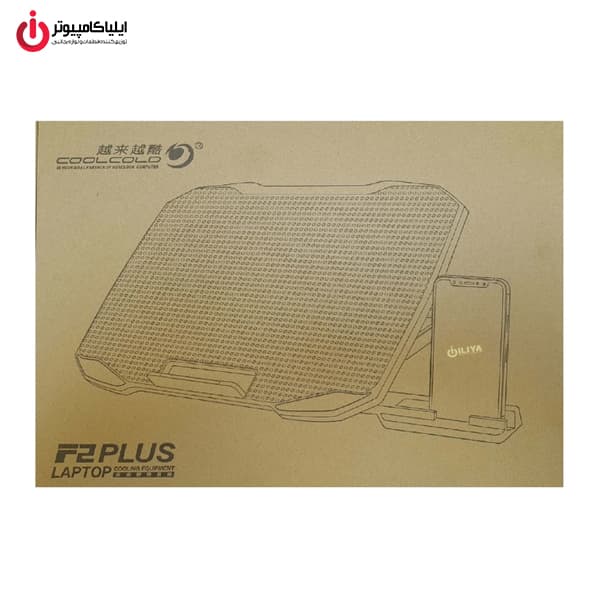 کول‌پد لپ‌تاپ کول کلد مدل COOLCOLD F2 PLUS — تصویر ۶