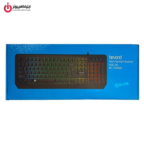 کیبورد سیم دار بیاند مدل BEYOND BK-7140RGB — تصویر ۷