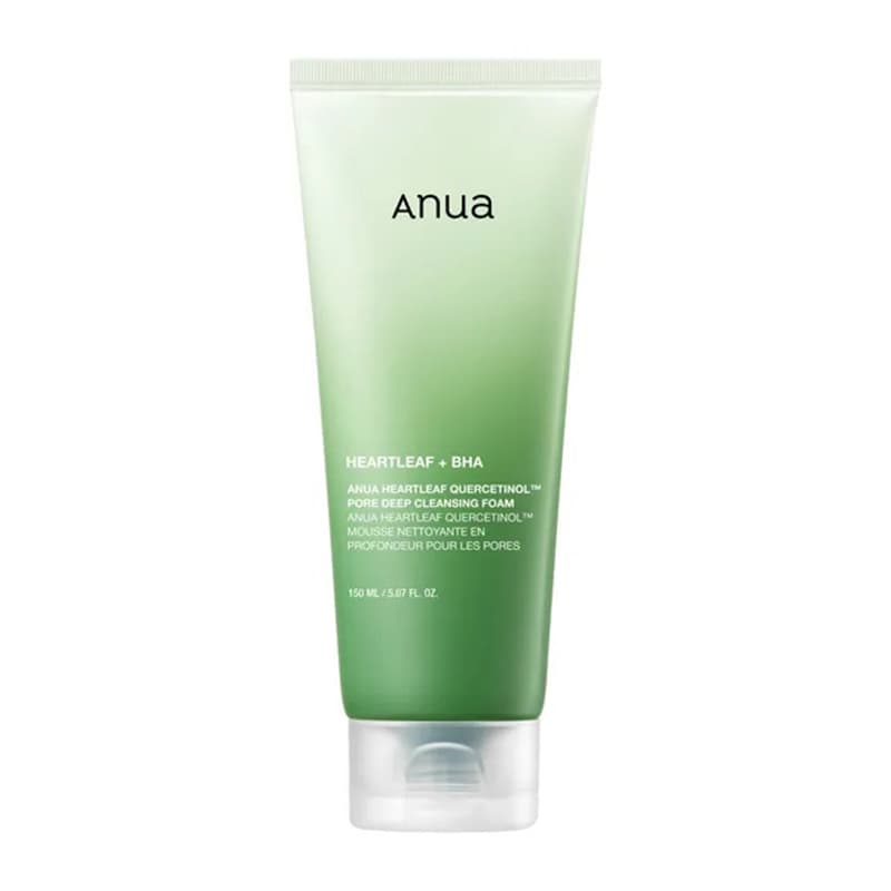 فوم شوینده عمیق صورت آنوا ANUA Heartleaf Quercetinol Pore Deep Cleansing Foam