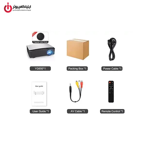ویدئو پروژکتور هوشمند گودی مدل GooDee YG600‑Movin — تصویر ۹