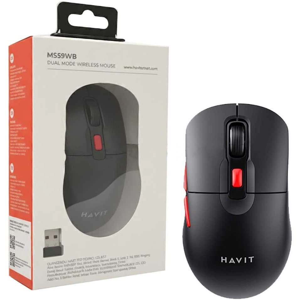 ماوس وایرلس و بلوتوثی هویت مدل HAVIT MS59WB — تصویر ۱۱