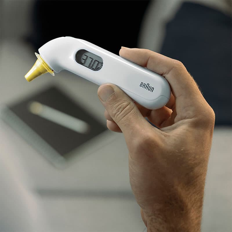 دماسنج مادون قرمز گوش براون Braun ThermoScan 3 مدل IRT3030 (اصل) — تصویر ۷