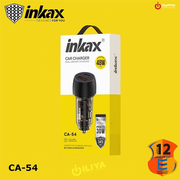 شارژر فندکی 48 وات اینکاکس مدل INKAX CA-54 — تصویر ۴