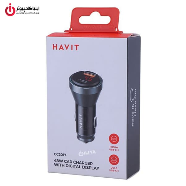 شارژر فندکی 30 وات هویت مدل HAVIT CC2017 — تصویر ۵