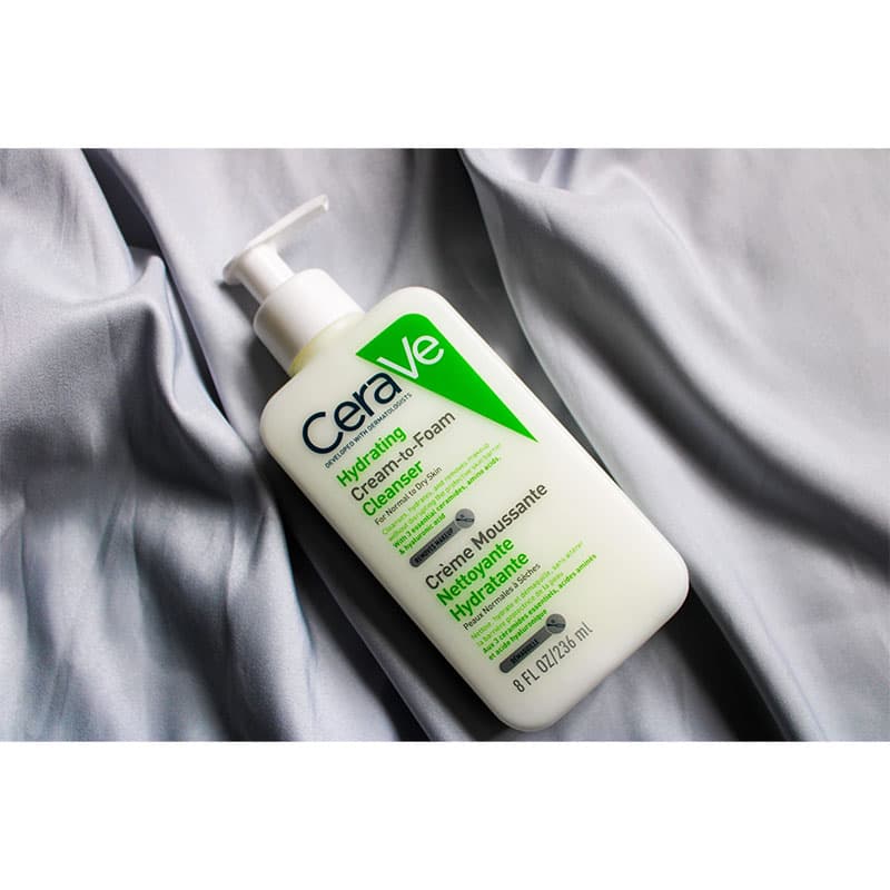 شوینده آبرسان کرم به فوم سراوی CeraVe Hydrating Cream to Foam Cleanser — تصویر ۶