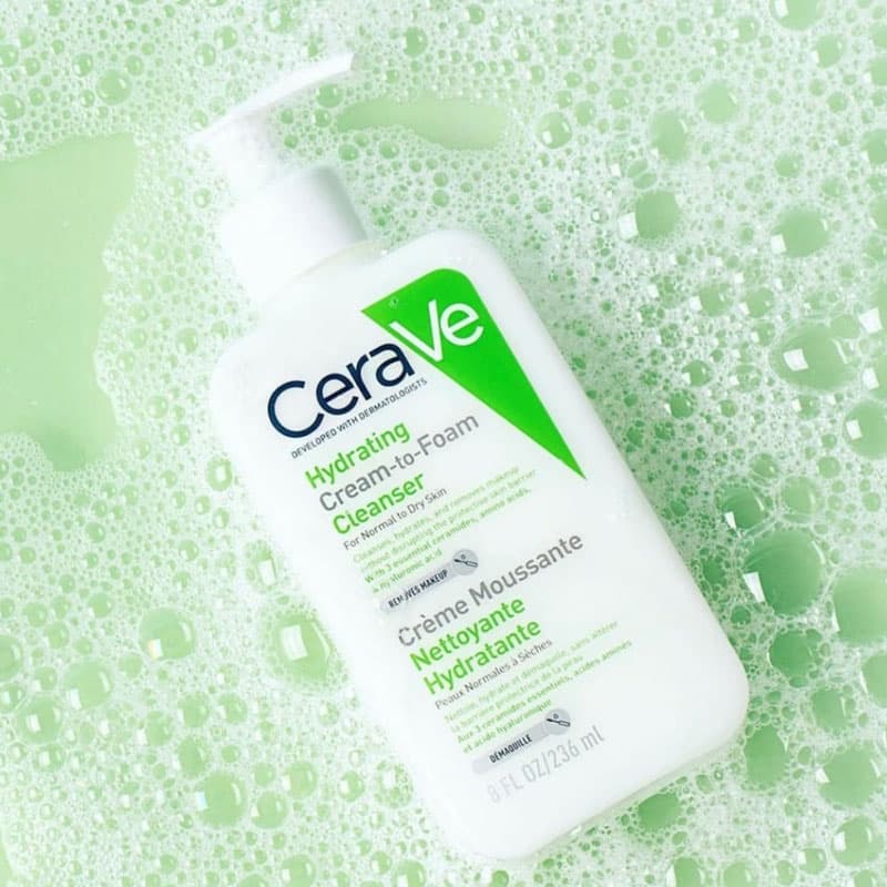 شوینده آبرسان کرم به فوم سراوی CeraVe Hydrating Cream to Foam Cleanser — تصویر ۴