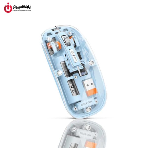 ماوس وایرلس و بلوتوثی گرین لاین مدل Green Lion Transparent Mouse 2 — تصویر ۳