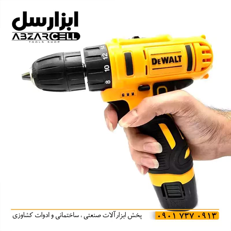 دریل شارژی 18 ولت 2 باتری دیوالت|مدل 2a| — تصویر ۳