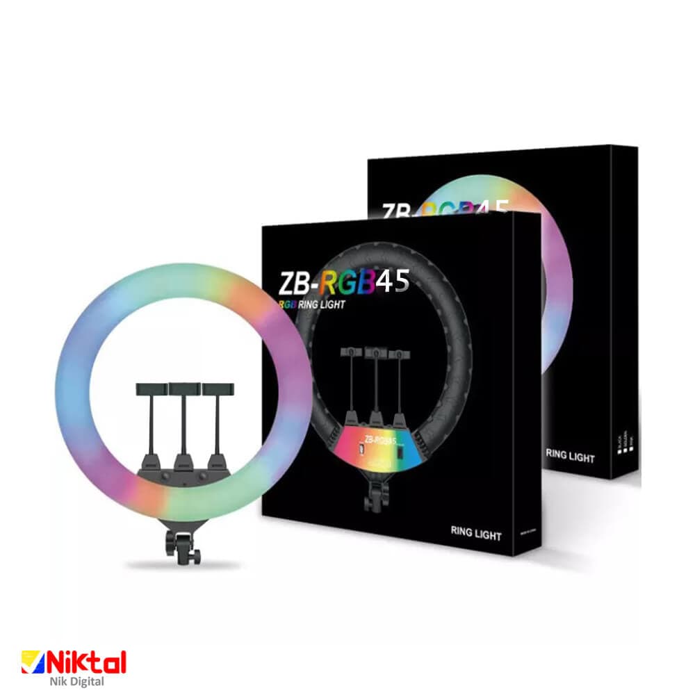 رینگ لایت مدل ZB-RGB45
