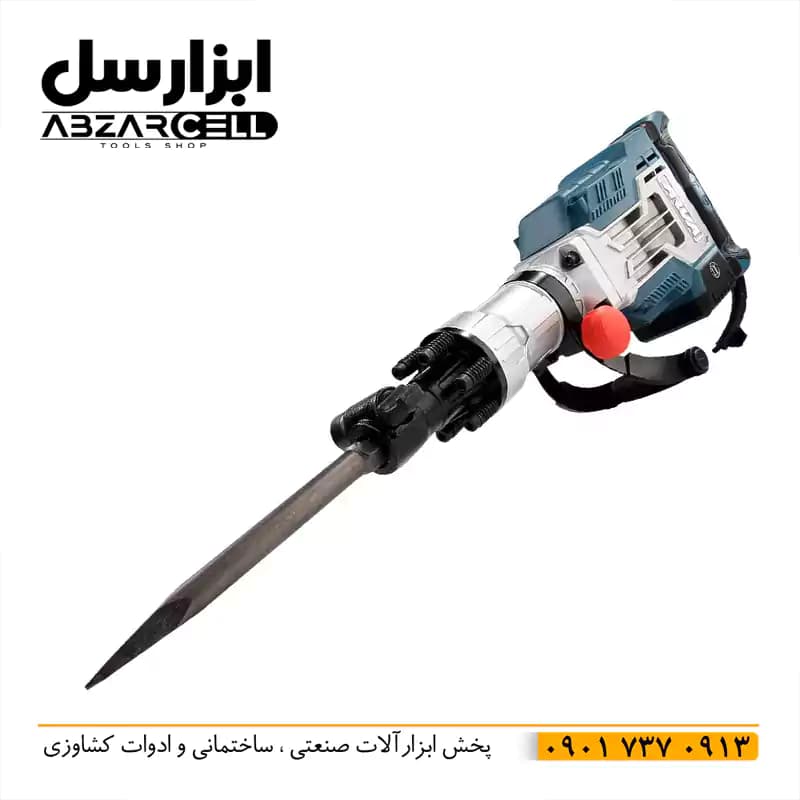 چکش تخریب 16 کیلویی 1700 وات 60 ژول آروا 5253 – اصل – گارانتی 12 ماهه – قلم گیر 6 گوش — تصویر ۵