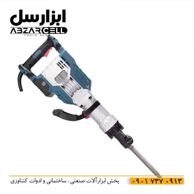 چکش تخریب 16 کیلویی 1700 وات 60 ژول آروا 5253 – اصل – گارانتی 12 ماهه – قلم گیر 6 گوش — تصویر ۴