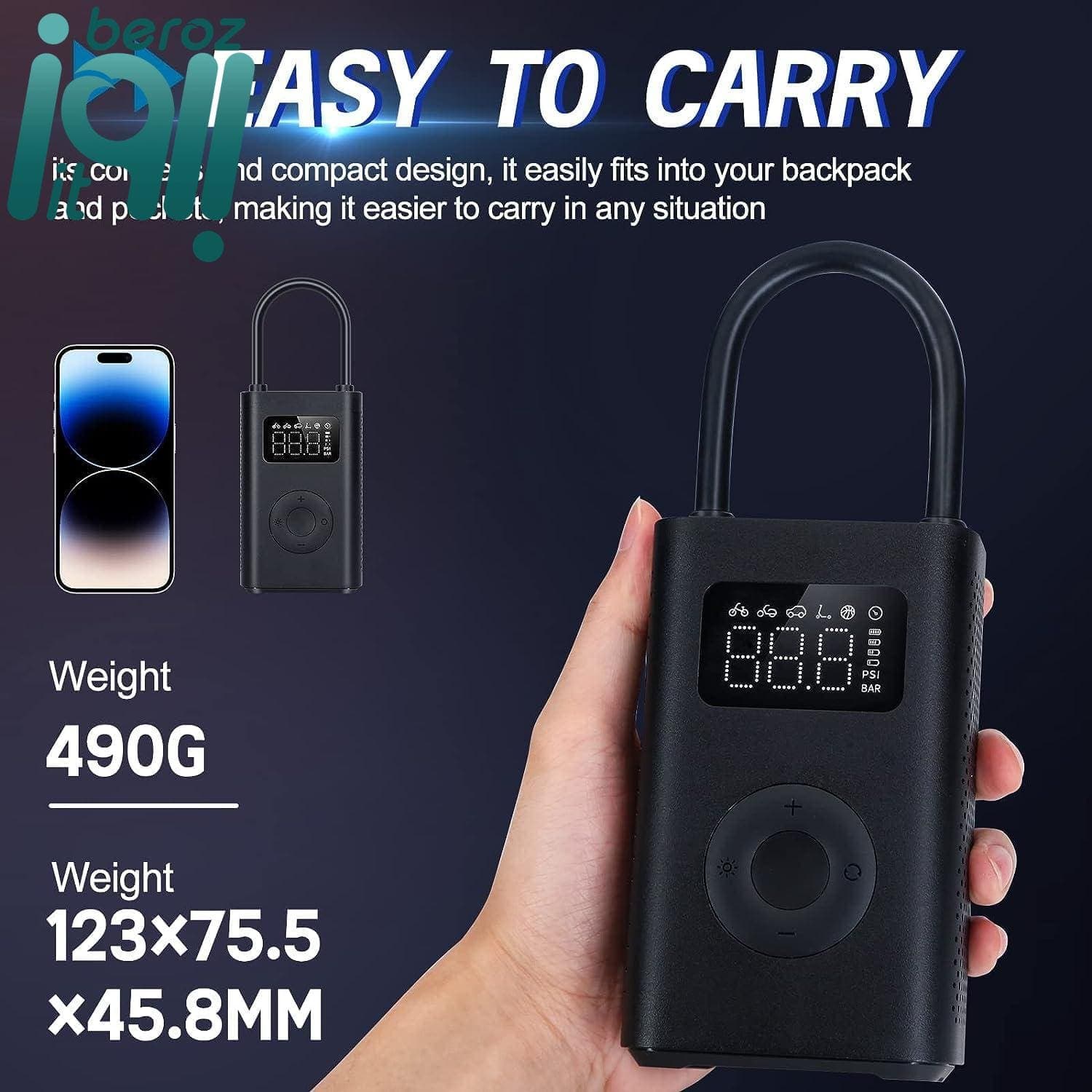 پمپ باد شیائومی مدل Xiaomi 2 Pro «اورجینال – ارسال 1 ساعت» — تصویر ۶