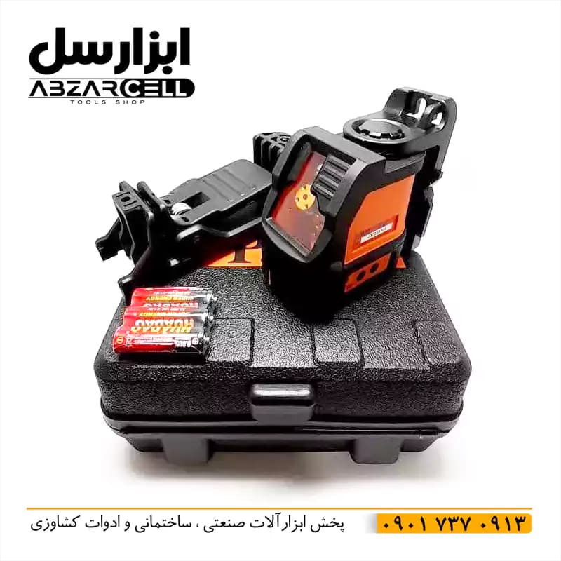 تراز لیزری شارژی 2 خط نور سبز پی ام مدل 2line| گارانتی تعویض| طرح دیوالت آمریکا — تصویر ۵