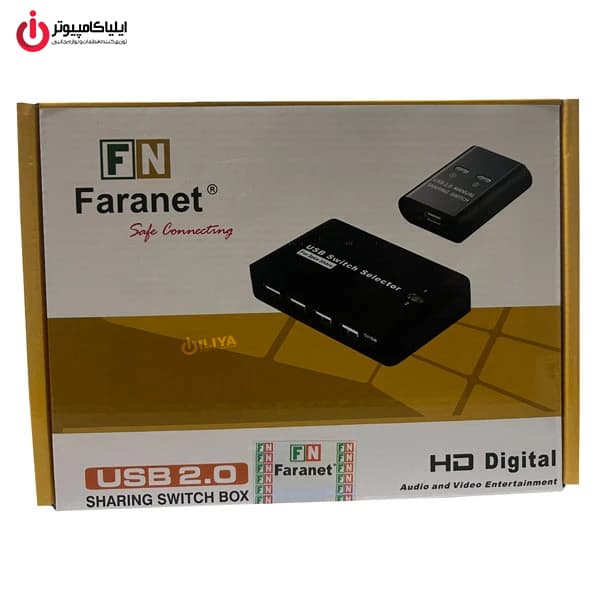 سوئیچ پرینتر 4*2 فرانت مدل FARANET FN-U2PSW24 — تصویر ۱۱